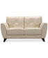 Фото #3 товара Myia 62" Leather Loveseat, Created for Macy's