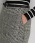 Фото #4 товара Women's Glen Plaid Mini Pencil Skirt