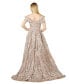 Фото #2 товара Women's Off Shoulder Mermaid Lace Gown