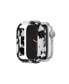 Фото #3 товара Women's Black and White Acetate Protective Case designed for 45mm Apple Watch