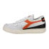 Фото #3 товара Diadora Mi Basket Row Cut Lace Up Mens White Sneakers Casual Shoes 176282-C9886