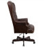 Фото #6 товара High Back Traditional Tufted Leather Executive Swivel Chair With Arms