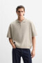 KNIT QUARTER-ZIP POLO SHIRT