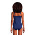 Women's DD-Cup Square Neck Underwire Tankini Swimsuit Top Adjustable Straps