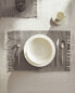 Fringed placemat (pack of 2)