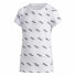 Child's Short Sleeve T-Shirt Adidas Sportswear White