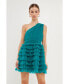 Women's Tiered Tulle Mini Dress