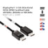 Фото #3 товара Club 3D DisplayPort 2.1 Bi-Directional VESA DP80 Certified Cable 4K120Hz 8K60Hz or 10K30Hz - Cable - Digital/Display/Video