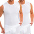 Фото #4 товара HERMKO 16040 Pack of 2 Men's Muscle Shirts with Crew Neck, Vest with Modal