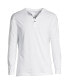 Фото #2 товара Men's Big and Tall Supima Jersey Long Sleeve Henley T-Shirt
