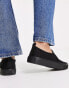 Фото #2 товара ASOS DESIGN Dotty slip on plimsolls in black