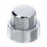 Allparts Stacked Pot Knob Set Chrome