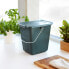 Bucket container Rotho Green Plastic