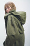 ZW COLLECTION HOODED COTTON JACKET