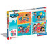 Фото #1 товара CLEMENTONI Puzzle 4 In 1 Dc Superfriends