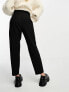 ASOS DESIGN seamed waist trouser in black