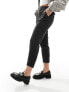 Фото #7 товара Vero Moda Petite straight leg trousers in dark grey melange