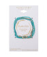 ფოტო #2 პროდუქტის Turquoise and White Beads Wrap Bracelet or Necklace
