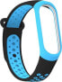 Фото #1 товара Beline Beline pasek Mi Band 3/4 design czarno-niebieski/black-blue