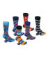 Фото #2 товара Men's Bold Designer Dress Socks 6 Pack