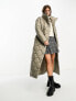 Фото #3 товара Vero Moda Petite quilted high neck maxi puffer coat in stone