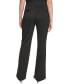 ფოტო #2 პროდუქტის Women's Seam-Front Wide-Leg Pants