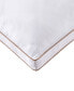 2 Piece Diamond Quilted Goose Feather Gusseted Bed Pillows Set, Queen