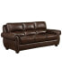 Фото #1 товара Arther 85" Leather Traditional Sofa