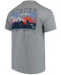 Фото #4 товара Men's Gray Auburn Tigers Comfort Colors Campus Scenery T-shirt