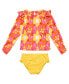 ფოტო #2 პროდუქტის Pop of Sunshine LS Ruffle Set