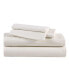 Фото #1 товара Solid Cotton Flannel 4-Piece Sheet Set, Full