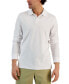 ფოტო #1 პროდუქტის Men's Classic-Fit Solid Long-Sleeve Polo Shirt, Created for Macy's