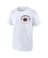 Фото #3 товара Men's White Toronto Raptors Street Collective T-shirt