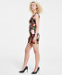 Фото #3 товара Платье Guess женское с принтом, модель Seamed Scoop-Neck Mini Dress