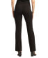 Фото #2 товара Juniors' Scuba Double-Belt Flared-Leg Ankle Pants