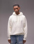 Фото #1 товара Topman relaxed hoodie in white - WHITE