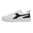 Фото #3 товара Diadora Amber Hologram Snake Platform Womens Black, White Sneakers Casual Shoes