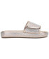 Фото #3 товара Women's Rayley Slip-On Embellished Pool Slide Sandals, Created for Macy's