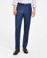 ფოტო #1 პროდუქტის Men's Slim-Fit Wool-Blend Stretch Suit Pants