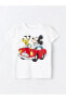 Фото #2 товара LCW baby Bisiklet Yaka Kısa Kollu Mickey Mouse Baskılı Erkek Bebek Şortlu Pijama Takımı