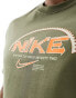 Nike Training graphic t-shirt in olive green