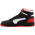 Фото #3 товара Puma Rebound Layup High Top Mens Black Sneakers Casual Shoes 369573-15