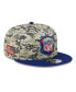 Men's Camo, Navy 2023 Salute To Service 9FIFTY Snapback Hat