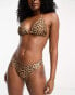 Фото #1 товара Pieces bikini bottoms in leopard print