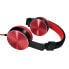 LogiLink HS0049 On-Ear Kopfhörer rot - Headphones