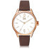 Ice-Watch - Ice Time Brown Rose-Gold - Braun Damenuhr mit Lederarmband - 013067 (Small)