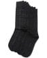 Men's Crew Length Microfiber Dress Socks, Assorted Patterns, Pack of 4
