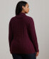 ფოტო #2 პროდუქტის Plus Size Buckled Sweater