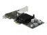 Фото #3 товара Delock 89574 - Internal - Wired - PCI Express - Ethernet - 1000 Mbit/s - Black - Metallic