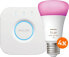 Фото #1 товара Philips Hue White and Color Starter Pack with 4 Lights + Bridge